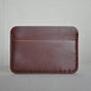 Minimalist Leather Wallet - Dark Brown