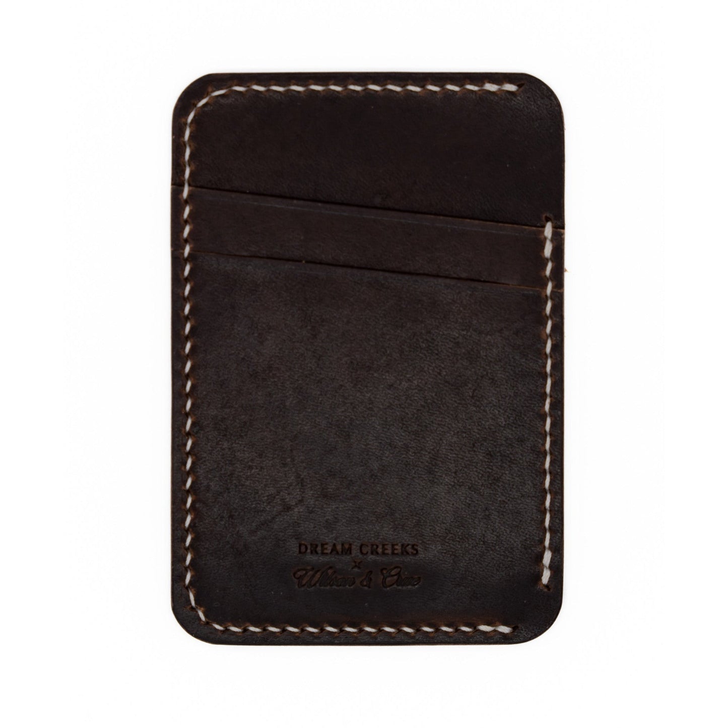 Minimalist Wallet in Brown Nut Veg Tanned Leather