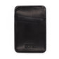 Minimalist Wallet in Black Veg Tanned Leather